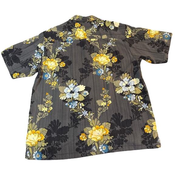 Tommy Bahama 100% Silk Mens Hawaiian Button Up Shirt Size XL Vacation Casual - Picture 2 of 8